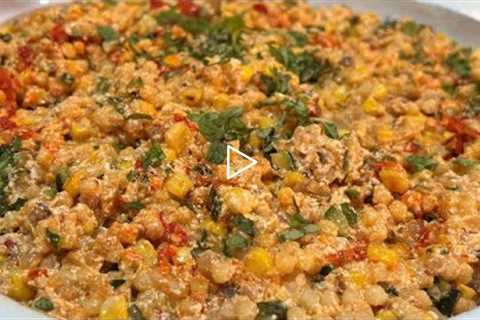 How to Make Spicy Fregola with Zucchini, Corn and Ricotta Cheese | Rachael Ray