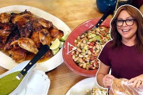 How to Make Peruvian-Style Chicken with Pepper-Herb Sauce &amp; Peruvian-Style Bean Salad | Rachael ..