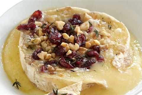 Warm Cranberry-Walnut Brie Recipe