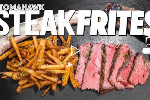 THE BEST STEAK FRITES I'VE EVER MADE (STEAK + FRIES HEAVEN) 🤤 | SAM THE COOKING GUY