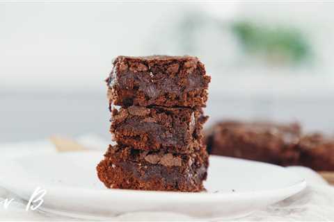 6 Ingredient Oil-Free, Gluten-Free Vegan Brownies!