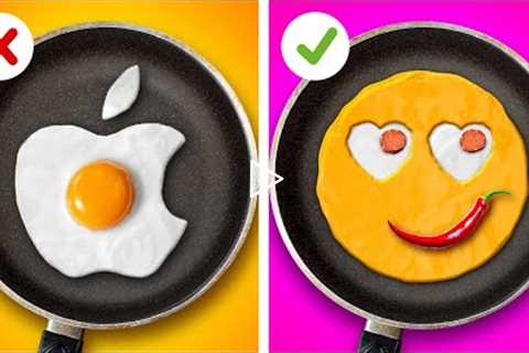 GENIUS COOKING HACKS FOR BREAKFAST! | Brilliant Ideas And Challenges To Make Food by 123 GO! Like