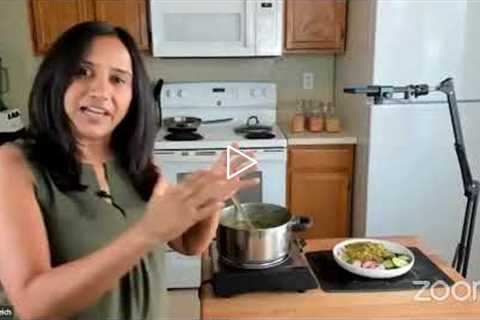 Oil-Free Vegan East Indian Cuisine - Lentil Curry &amp; Swiss Chard with Sapna Von Reich