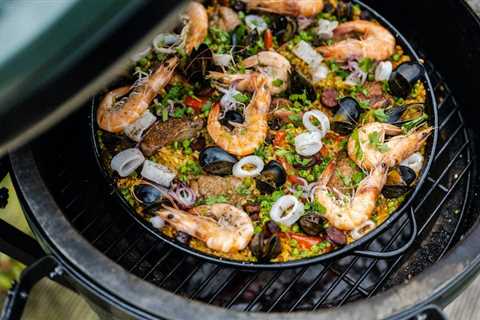 Cooking Paella on the Grill