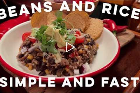Simple and Delicious Black Beans and Rice - Mo's Meals &amp; Munchies! - DrakeParagon Sailing