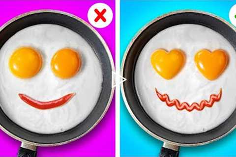 YUMMY FOOD HACKS AND GENIUS KITCHEN TRICKS || Funny Cooking Tips by 123 GO! LIVE