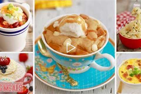 Make-Ahead Microwave Mug Meals (Mug Blondie, Fettuccini Alfredo, Chili &amp; More!)