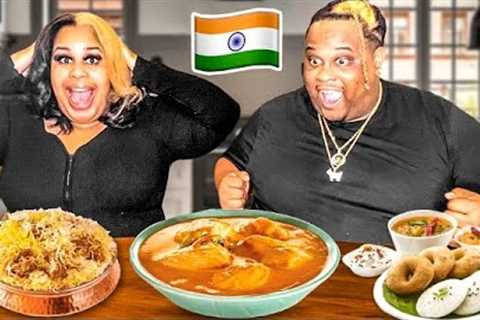 Trying Indian Food FOR THE FIRST TIME MUKBANG | LIFE UPDATE WITH @Shad &amp; Des