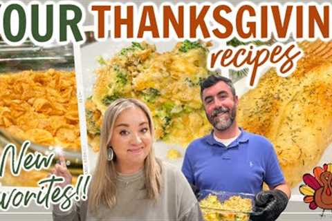 YOUR FAVORITE THANKSGIVING RECIPES THAT ARE NOW OUR FAVORITES TOO! SOME OF THE BEST RECIPES EVER!