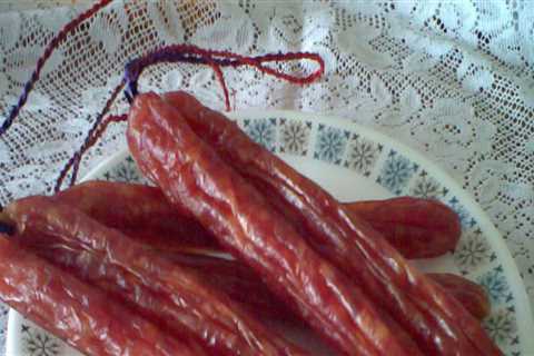 What is chinese sausage casing made of?