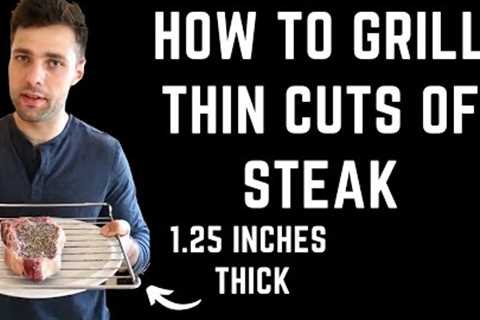 Grilled STEAK Tutorial: Thin Cuts #shorts