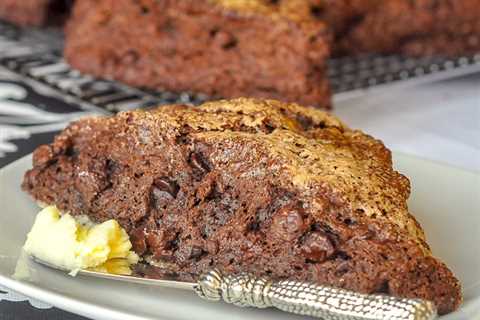 Chocolate Chocolate Chip Scones
