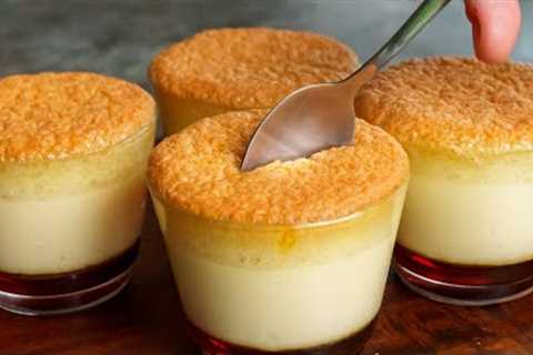 Super Creamy Desserts in 10 minutes, No Condensed Milk! No Gelatine! No cream cheese!