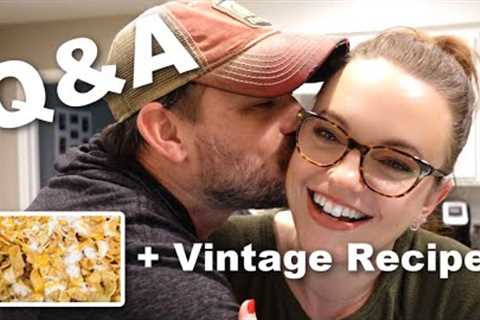 Cooking &amp; answering YOUR questions! | Vintage Recipe!!