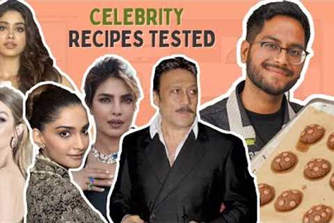 TESTING *CRAZY* CELEBRITY RECIPES 😱 PRIYANKA CHOPRA, GIGI HADID, SONAM KAPOOR &amp; MORE