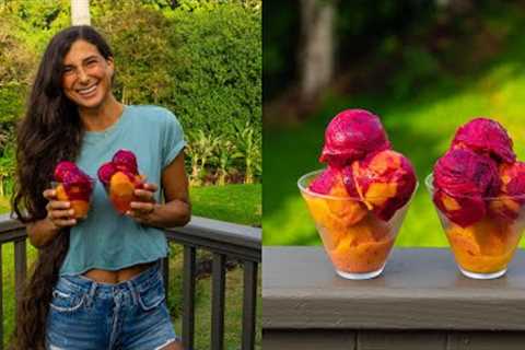 How to Make Ice Cream in the Nama J2 Juicer 🍦🥭 Easy &amp; Delicious Raw Vegan Recipe!