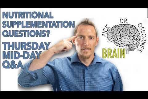 Your nutritional supplementation questions answered! - PDOB Thursday Q&amp;A