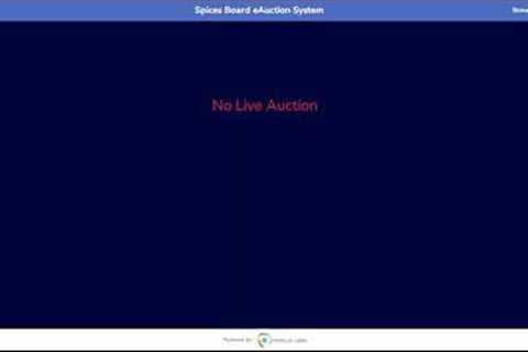SPICES BOARD LIVE E-AUCTION - 07 AUGUST  2023 - SIGCL