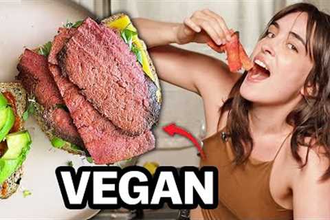 I  Tried The  WILD Vegan Pastrami Made From Tofu