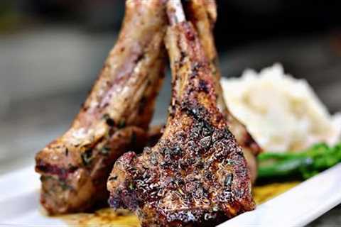 Garlic and Herb Crusted LAMB CHOPS  RECIPE| Very Delicious &amp; Juicy