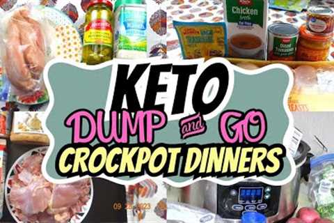 KETO CROCKPOT recipes you HAVE to Try | Fall Slow Cooker Dinners  | Easy Dump &amp; Go Keto Meals