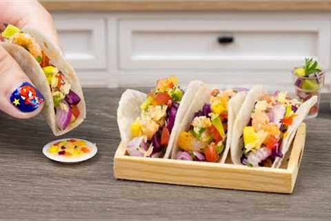 Cook Tasty  Miniature Shrimp tacos |  Best Of Tiny Food By Miniature Yummy