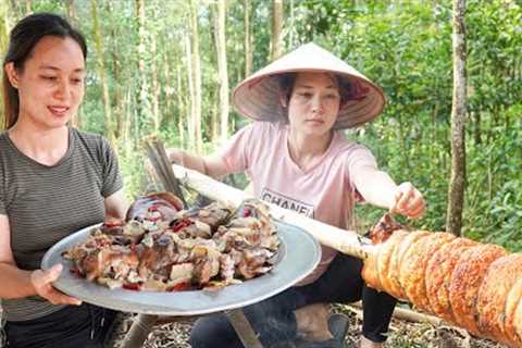 Stewed Pork Leg Cooking &amp; Process Make Roast Meat Goes to the Market Sell | Free New Life