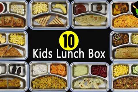 10 Kids Lunch Box Recipes Vol-11 | Quick &amp; Easy Lunch Box Ideas | Indian Lunch Box Recipes |..