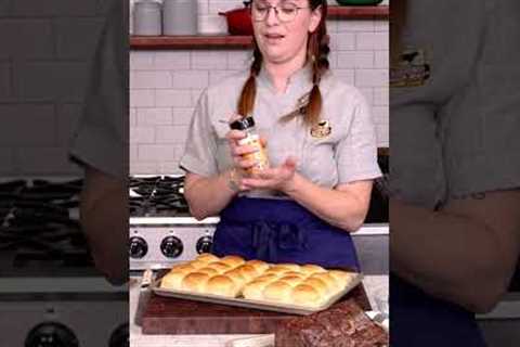 Beef &amp; Cheddar Sliders! #shorts
