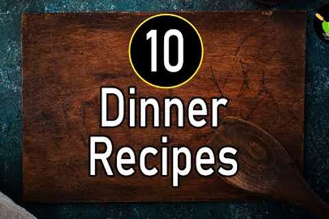 10 Instant Dinner Recipes | Easy Dinner Ideas | Quick &amp; Easy Dinner Recipes | Indian Dinner..