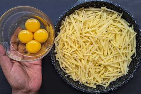Just Add Eggs With Potatoes Its So Delicious / Simple Healthy Breakfast Recipe/ Cheap &amp; Tasty..
