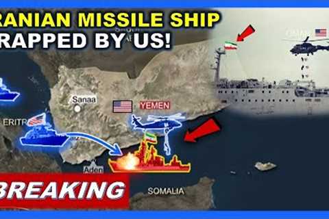 US Navy Launches Surprise Attack &amp; Captures Hundreds of Iranian Weapons! Houthi boat sunk by US ..