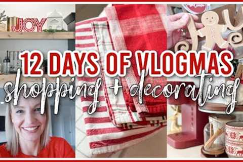 SHOPPING + CHRISTMAS DECORATING 2023 | 12 DAYS OF VLOGMAS