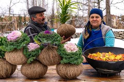 Making Flowers Kokedamas | Cooking Chicken Buglama