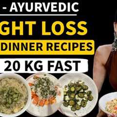 4 Ayurvedic Recipes For Fast Weight Loss | Quick &amp; Healthy Lunch/Dinner Recipes In Hindi |Fat..
