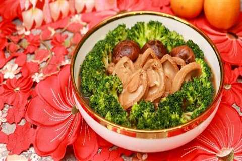 A Delicious Chinese Dish Featuring Abalones