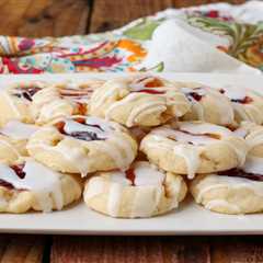 Shortbread Thumbprint Cookies
