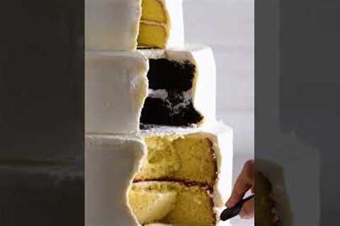 Transform store bought cake into a 3 tier wedding cake