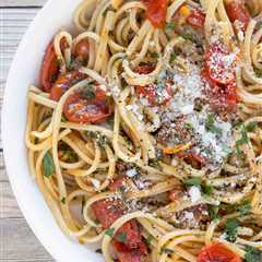Tomato Basil Pasta (15 minute pasta)