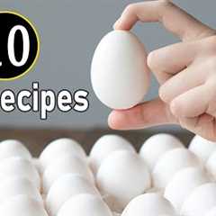 10 Egg Recipes | Anda Recipes | Muttai Recipes | Quick &amp; Easy Egg Recipes | Tasty Indian Egg..