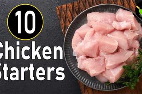 10 Best Chicken Starter Recipes | Non-Veg Starter Recipes | Indian Chicken Recipes You Must Try!