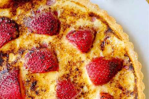 Summer Fruit Creme Brulee Tart