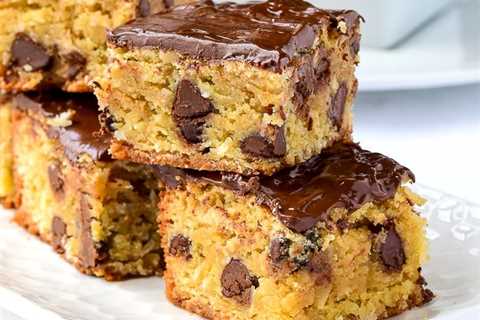 The Easiest Chocolate Chip Squares