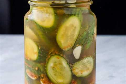 Refrigerator Pickles – made with Montreal Steak Spice!