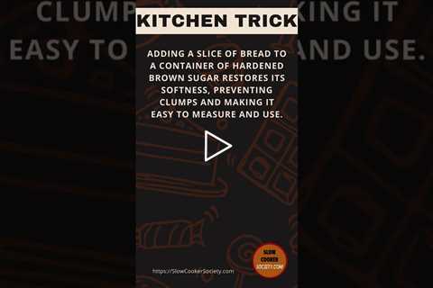 🍞 Brown Sugar Softening