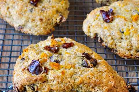 Date Cardamom Orange Scones