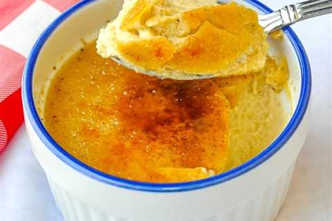 Eggnog Creme Brulée