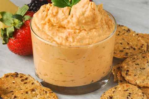 White Bean Dip with Sun Dried Tomato and Herbs