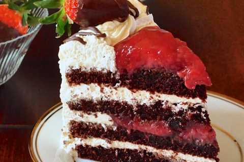 Strawberry Black Forest Cake a.k.a. Strawberry Screech Cake