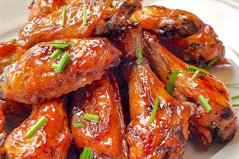 Baked Brown Sugar Dijon Chicken Wings